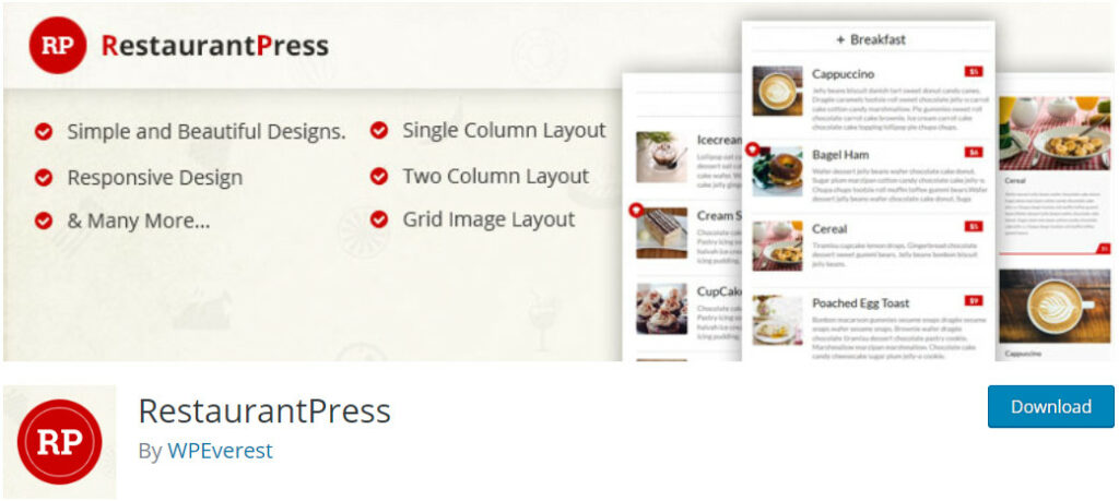 RestaurantPress-WordPress-restaurant-menu-plugin