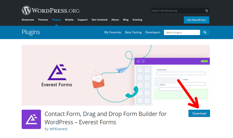 Download Everest Forms Plugin Free