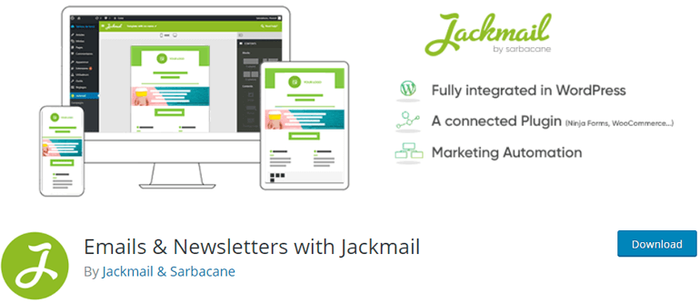 JackMail WordPress Newsletter Plugin
