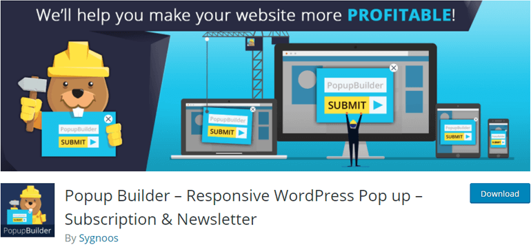 Popup Builder WordPress Newsletter Plugin