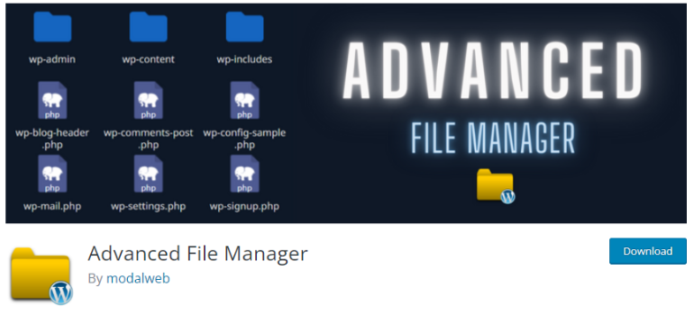 Advanced File Manager WordPress Picture Upload Plugin