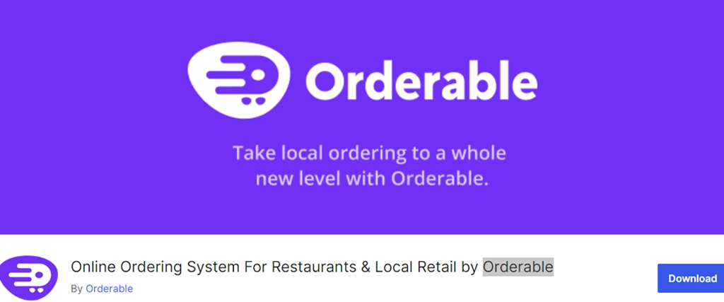 Orderable - WordPress Restaurant Menu Plugins