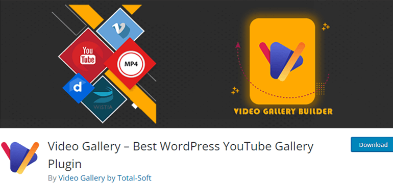 Video Gallery  -WordPress Gallery Plugin Free